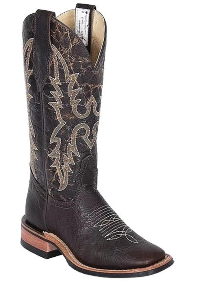 Classic Brown Roper Boots with Bullhide-Inspired Style