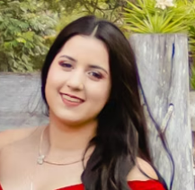 Smiling woman outdoors